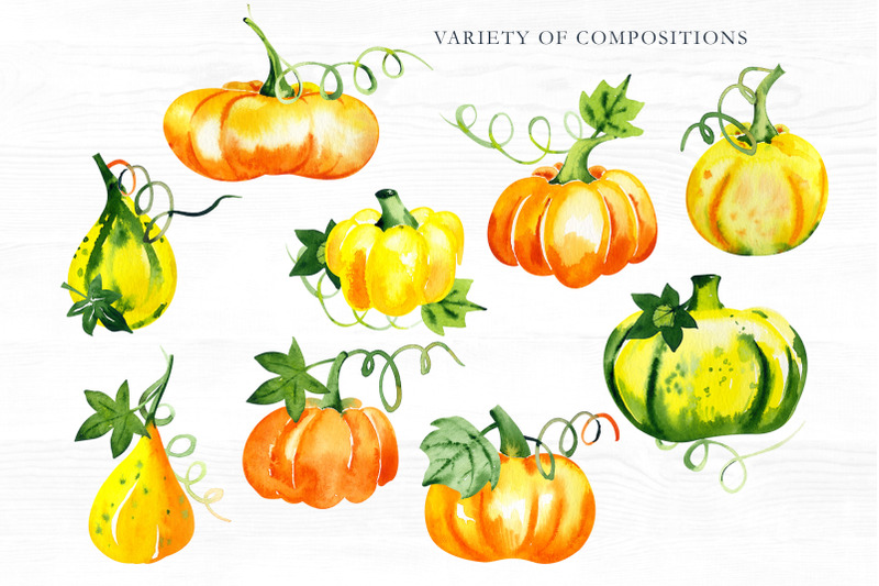 watercolor-bright-autumn-pumpkins