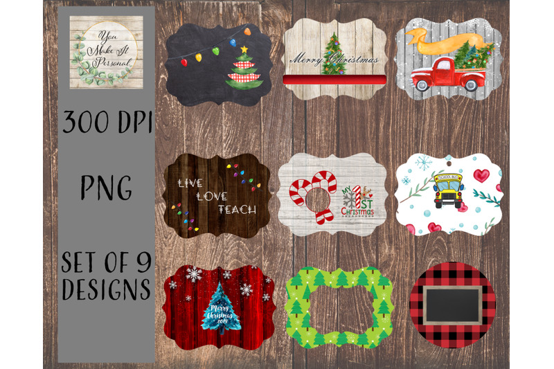 bundle-of-9-christmas-ornament-designs-perfect-for-sublimation