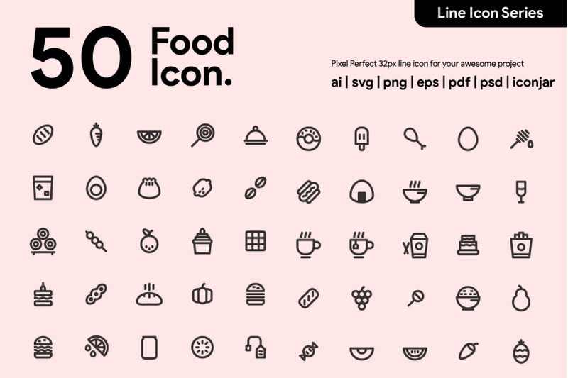 50-food-line-icon