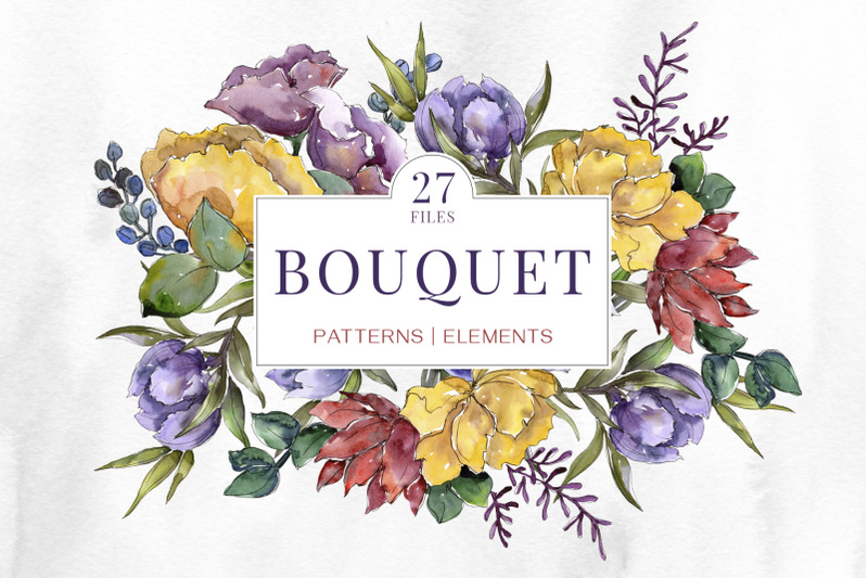 hand-drawn-watercolor-flowers-and-bouquets-png