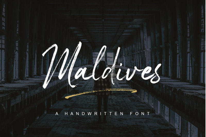 maldives-handbrush-font