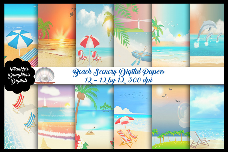 beach-scenery-digital-papers