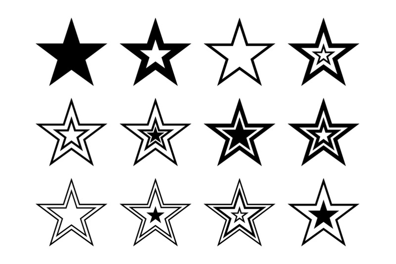 stars-clip-art-set