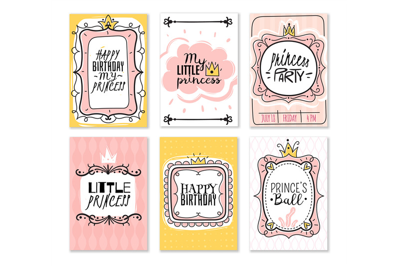 princess-cards-vintage-cute-pink-frame-with-gold-crown-girl-birthday