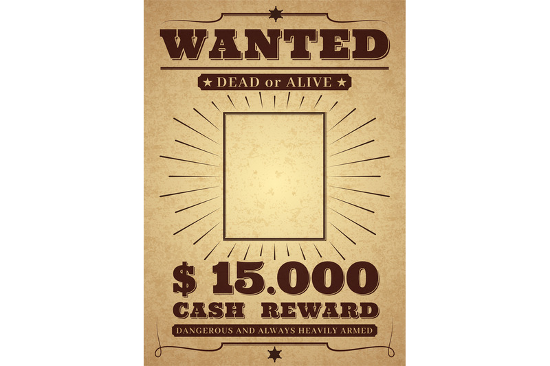 western-poster-old-west-paper-blank-reward-with-stars-and-messages-i