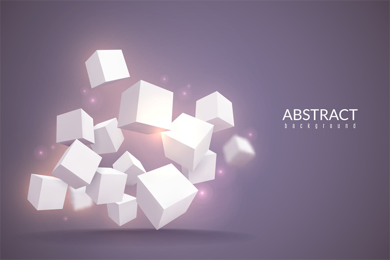 3d-cubes-background-digital-poster-with-cubes-white-blocks-in-perspe