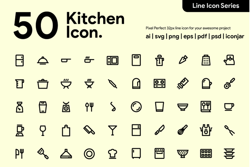 50-kitchen-line-icon