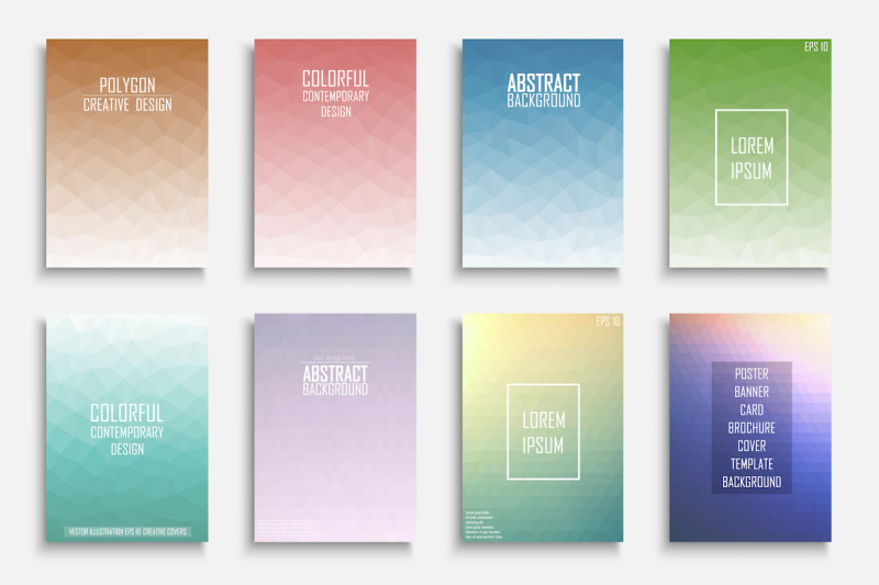 colorful-geometric-vector-posters
