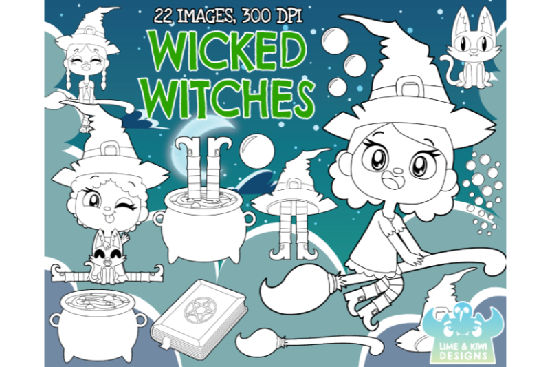 wicked-witches-digital-stamps-lime-and-kiwi-designs