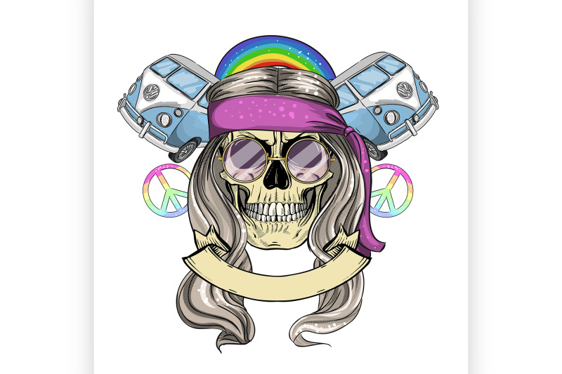 2-hippie-skull-with-hair