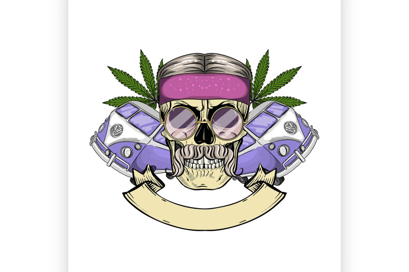 7-hippie-skull-with-hair