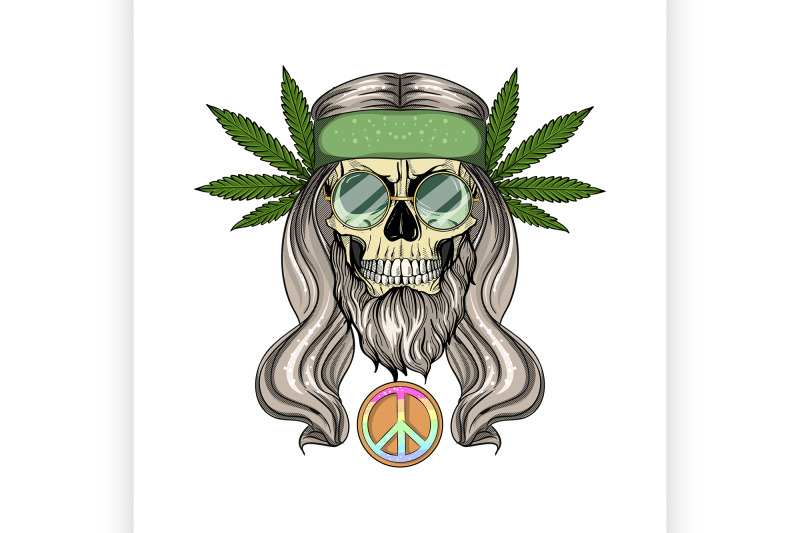 9-hippie-skull-with-hair