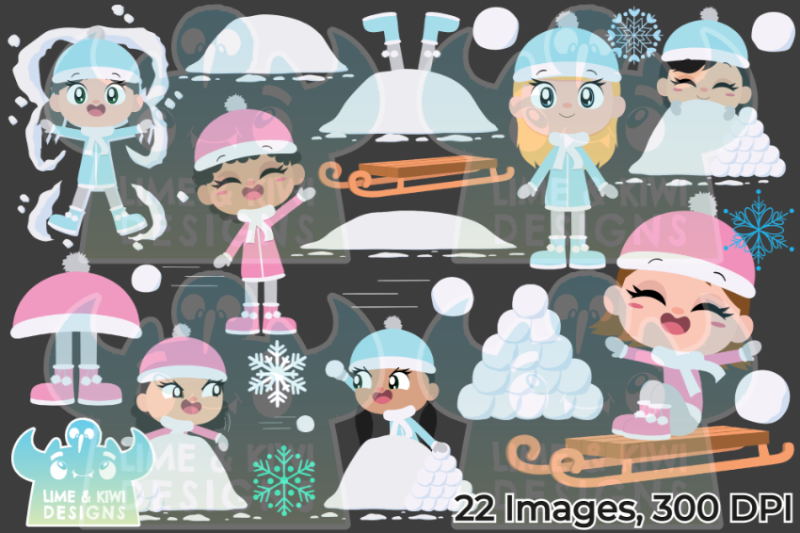 snow-day-girls-clipart-lime-and-kiwi-designs