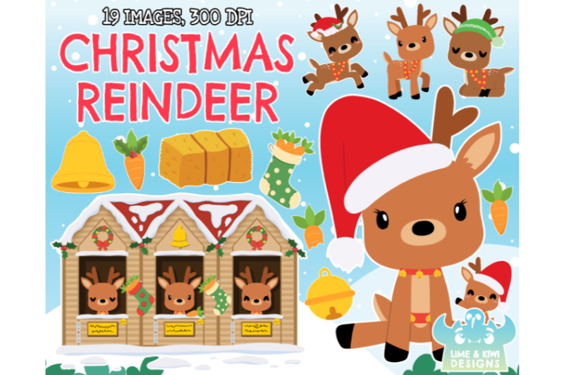 christmas-reindeer-clipart-instant-download-vector-art