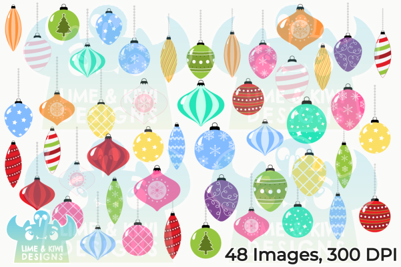 christmas-ornaments-clipart-instant-download-vector-art