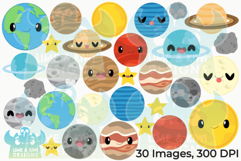 solar-system-planets-clipart-instant-download-vector-art