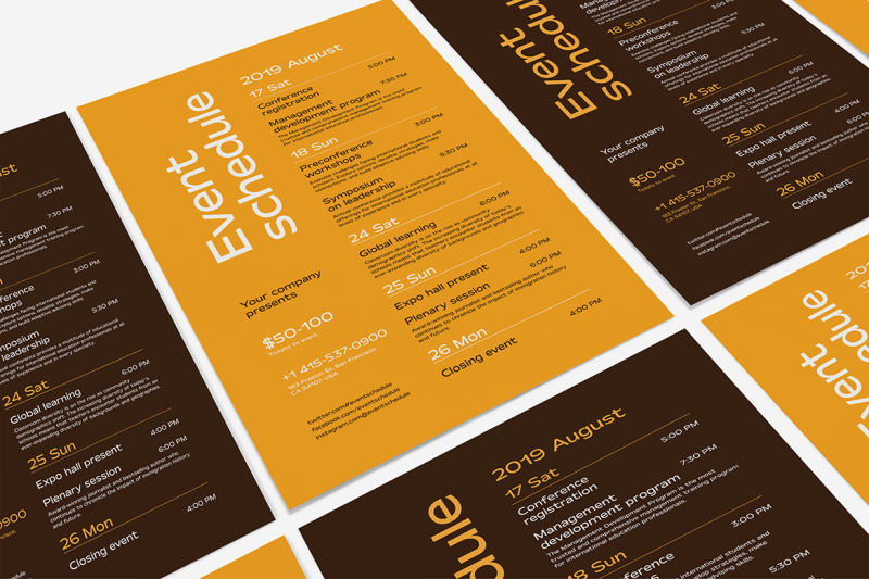 schedule-event-poster-template