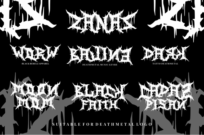 zanaz-deathmetal-font