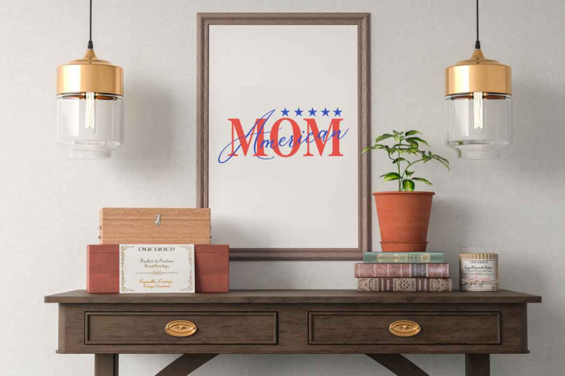 america-mom-lettering