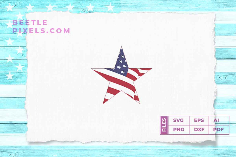 star-american-flag-wave