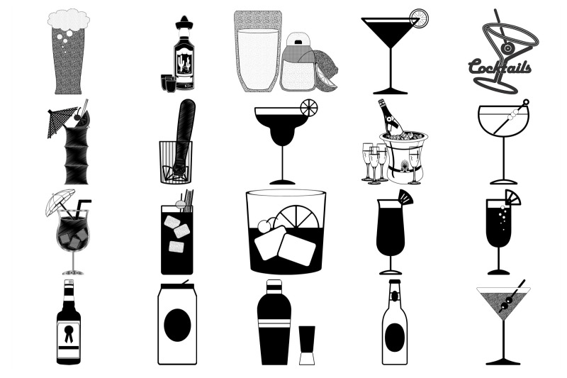 alcoholic-drinks-silhouettes-ai-eps-png