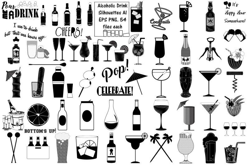 alcoholic-drinks-silhouettes-ai-eps-png
