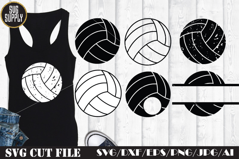 volleyball-set-svg-cut-file