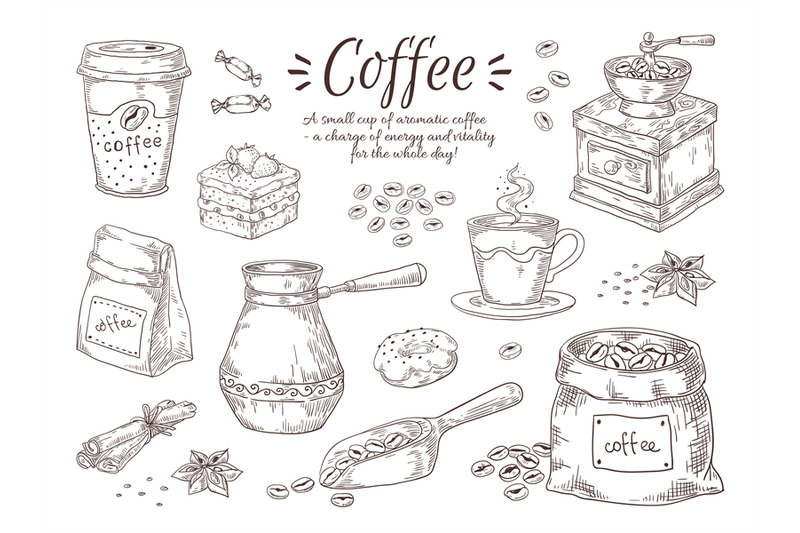 hand-drawn-coffee-vintage-italian-drink-with-breakfast-desserts-and-s