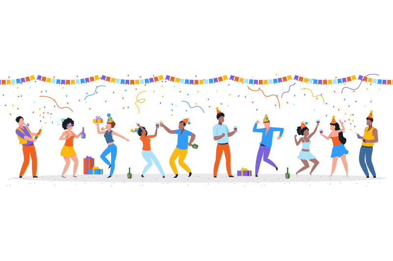 cartoon-party-people-trendy-happy-dancing-group-of-men-and-women-with