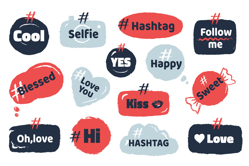 hashtag-social-banner-media-slang-doodle-logos-with-speech-bubbles-mo