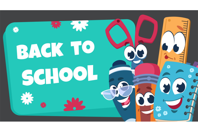 school-characters-background-educational-poster-with-happy-school-sta