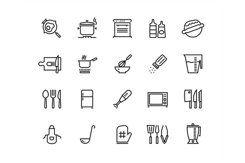 kitchen-line-icons-food-cooking-processes-and-kitchen-utensils-outli