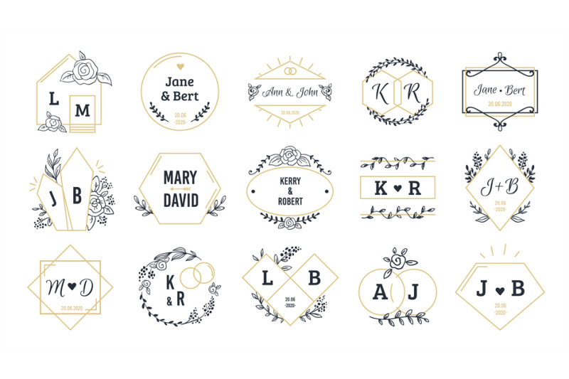 wedding-logos-bohemian-monograms-for-event-invitation-and-wedding-gre