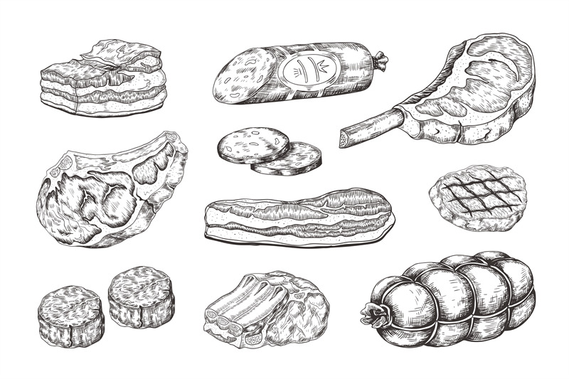 meat-steak-vintage-food-sketch-with-butchery-products-pork-ham-bacon