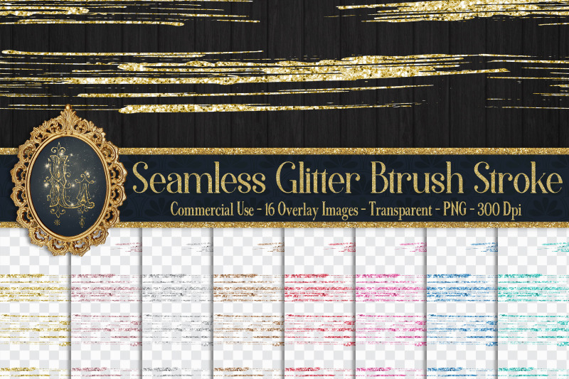 16-seamless-glitter-brush-stroke-transparent-overlay-images