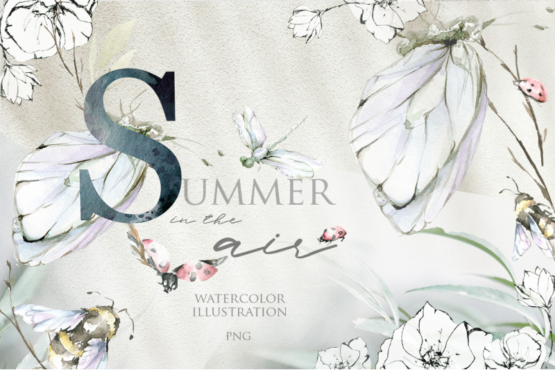 summer-in-the-air-watercolor-collection