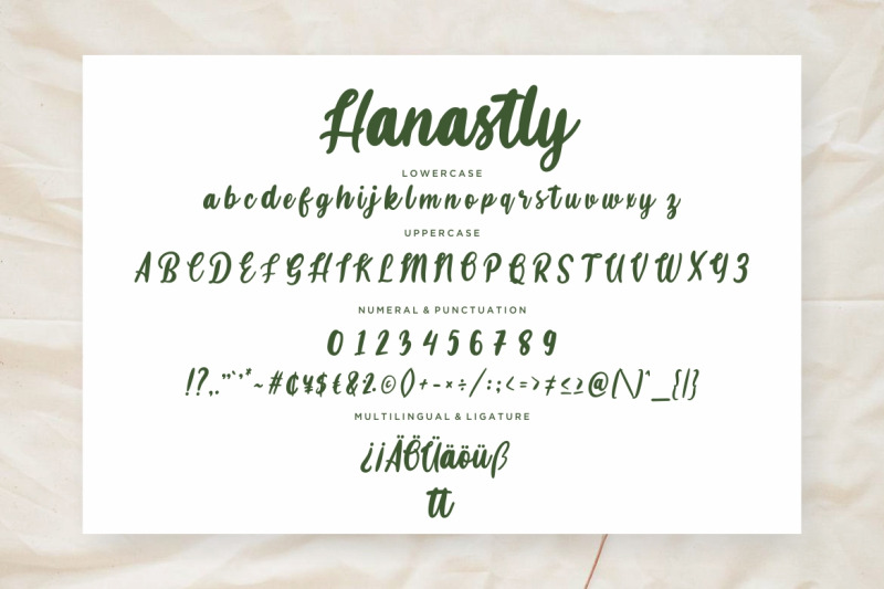 hanastly-bold-script