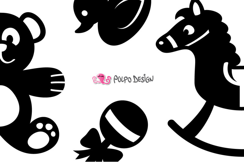 Baby SVG Bundle, Svg, Eps, Dxf, Jpg and Png. By Polpo ...