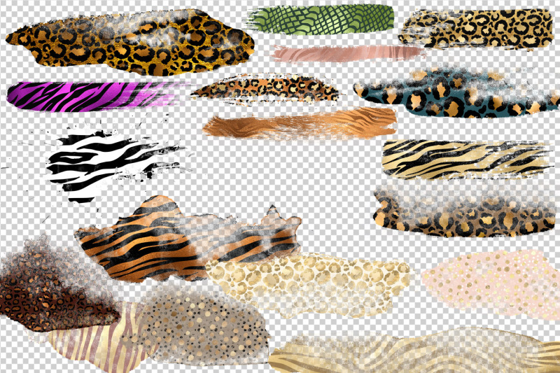 animal-print-paint-strokes