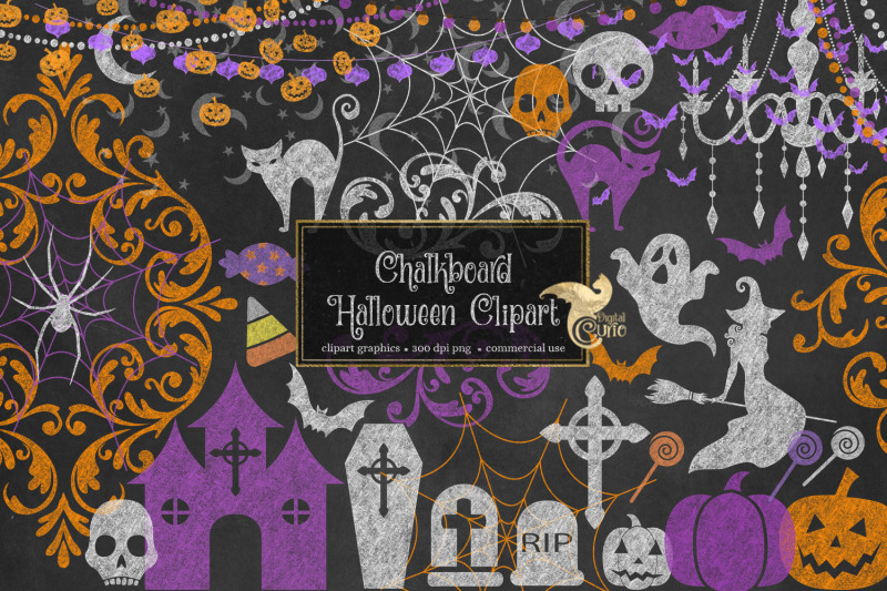 chalkboard-halloween-clipart