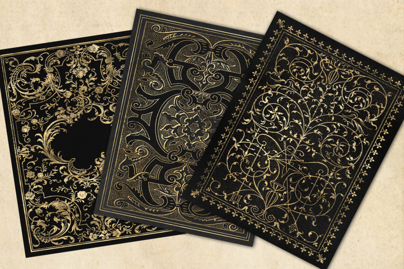 gilded-black-book-covers