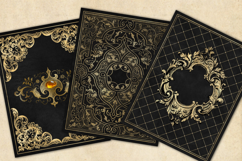 gilded-black-book-covers