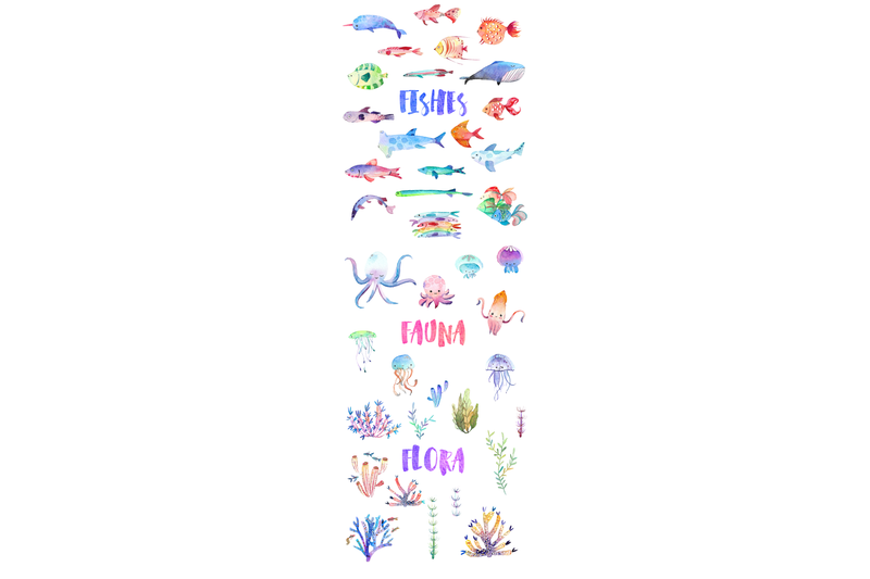 undercute-watercolor-fish-set