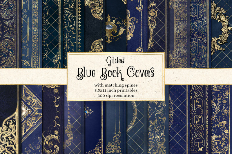 gilded-blue-book-covers