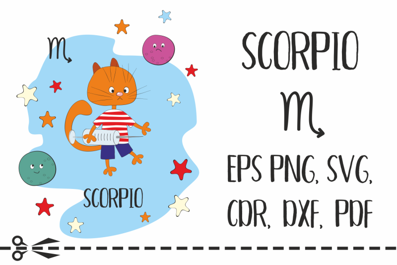 scorpio-zodiac-sign-with-funny-cat