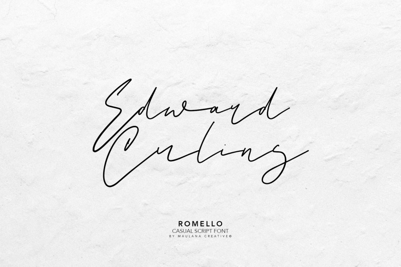 romello-brush-signature-font