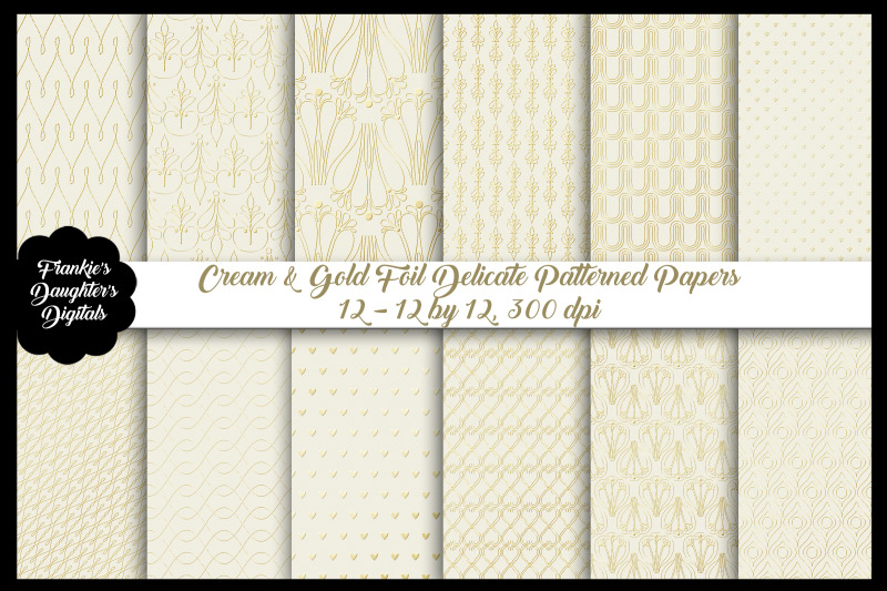 cream-and-gold-foil-delicate-patterned-papers