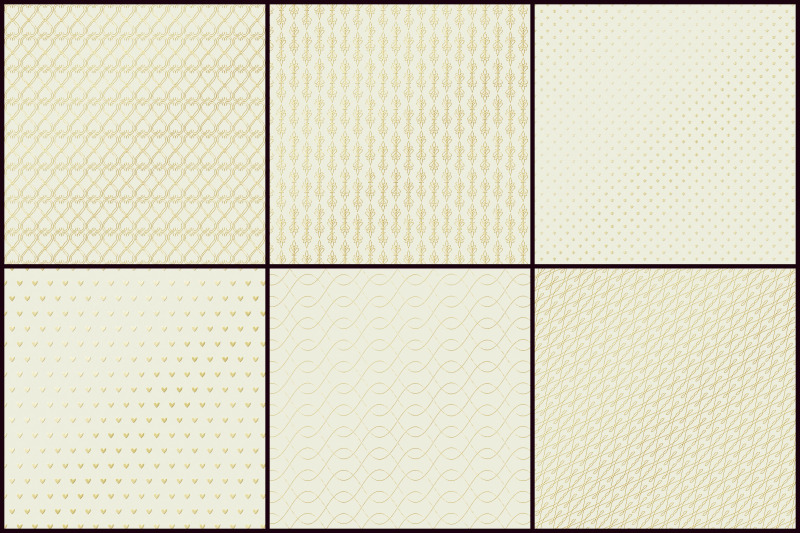 cream-and-gold-foil-delicate-patterned-papers