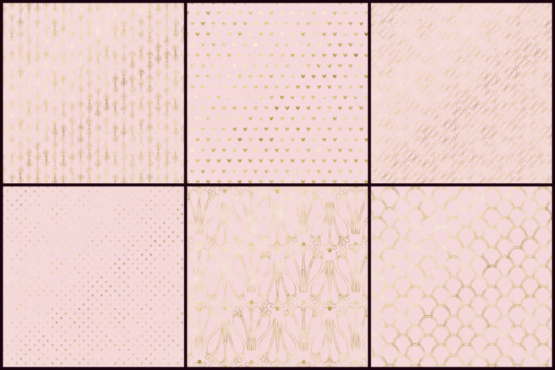 blush-and-gold-foil-digital-papers