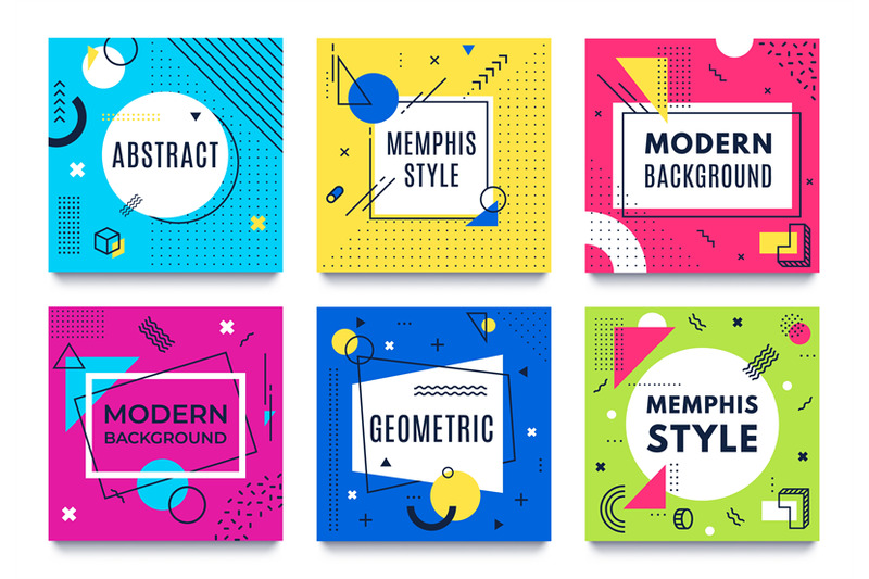 abstract-geometric-frame-memphis-square-cards-funky-colourful-stripe